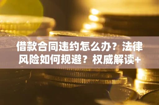 武汉借款合同违约怎么办?法律风险如何规避?权威解读+实用指南 武汉借款合同违约怎么办?法律风险如何规避?权威解读+实用指南